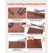 VEVOR Leather Working Tools Kit 38 PCS Engraving Punching Stamping Sewing Tools