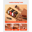 VEVOR Leather Working Tools Kit 38 PCS Engraving Punching Stamping Sewing Tools