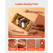 VEVOR Leather Working Tools Kit 59 PCS Engraving Punching Stamping Sewing Tools