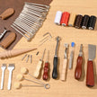 VEVOR Leather Working Tools Kit 72 PCS Engraving Punching Stamping Sewing Tools
