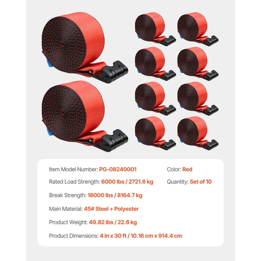 VEVOR Winch Straps, 4