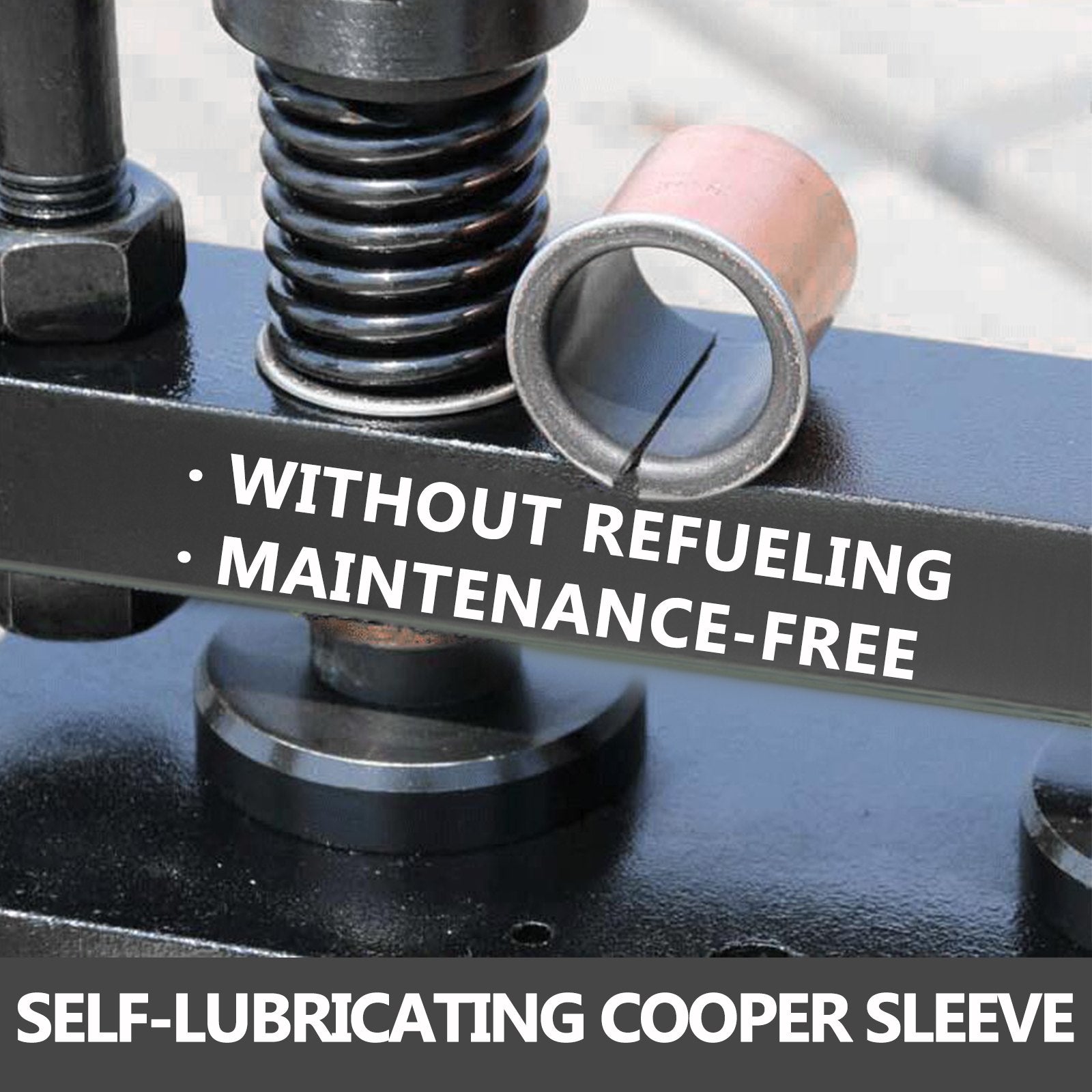VEVOR Leather Cutting Machine Double Guiding Shaft Leather Embossing Machine with 260x120mm Upper Platen Max 10 mm Leather Die Cutter Suitable for Photo Paper PVC/EVA Sheet, Black