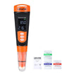 Digital 3-in-1 pH Meter with TDS & EC Tester, ATC, Waterproof Probe & Calibration Kit