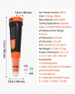 Digital 3-in-1 pH Meter with TDS & EC Tester, ATC, Waterproof Probe & Calibration Kit