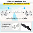 VEVOR Kayak Outrigger Stabilizer, 2 PCS, PVC Inflatable Outrigger Float with Sidekick Arms Rod, Standing Float Stabilizer System Kit for Kayaks, Canoes, Fishing Boats