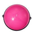 VEVOR Half Exercise Ball Trainer, 23 inch Balance Ball Trainer, 660lbs Capacity Stability Ball, Yoga Ball with Resistance Bands & Foot Pump, Strength Fitness Ball for Home Gym, Full Body Workout, Pink