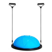 VEVOR Half Exercise Ball Trainer, 23 inch Balance Ball Trainer, 660 lbs Capacity Stability Ball, Yoga Ball with Resistance Bands and Pump, Strength Fitness Ball for Home Gym, Full Body Workouts, Blue