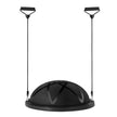 VEVOR Half Exercise Ball Trainer, 23 inch Balance Ball Trainer, 660 lbs Capacity Stability Ball, Yoga Ball with Resistance Bands and Pump, Strength Fitness Ball for Home Gym, Full Body Workouts, Black