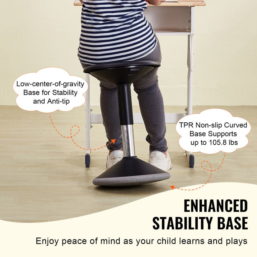 VEVOR Wobble Chair Height-Adjustable (15.7-21.7