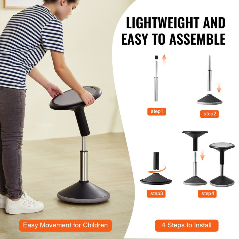 VEVOR Wobble Chair Height-Adjustable (15.7-21.7