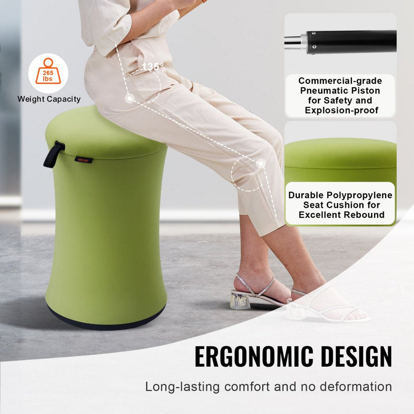 VEVOR Wobble Chair Height-Adjustable (19.3-25
