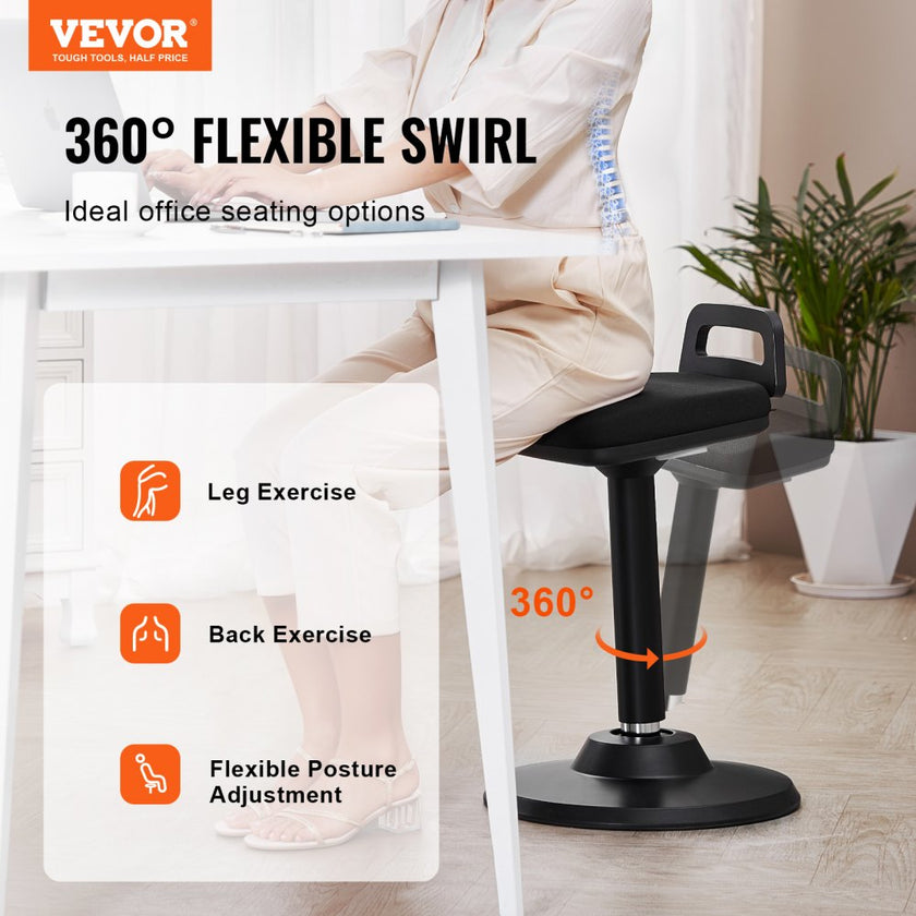 VEVOR Wobble Chair Height-Adjustable (24.6-34.4
