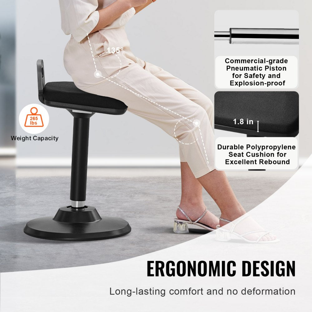 VEVOR Wobble Chair Height-Adjustable (24.6-34.4