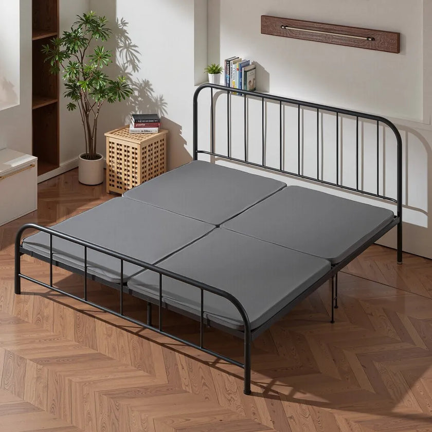 VEVOR King Size Bunkie Board 1.5 in Bed Board Slats with 200D Oxford Cloth 4 Pcs