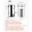 VEVOR Home Beer Brewing Machine Grain Brewing System w/ Circulating Pump 8 Gal
