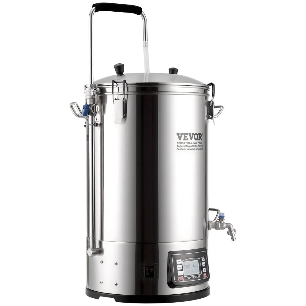 VEVOR Home Beer Brewing Machine Grain Brewing System w/ Circulating Pump 8 Gal