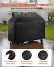 VEVOR 63 inch Grill Cover Heavy Duty BBQ Gas Grill Cover Outdoor Waterproof