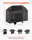 VEVOR 63 inch Grill Cover Heavy Duty BBQ Gas Grill Cover Outdoor Waterproof