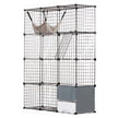 VEVOR Large 4-tier Cat Cage 41 x 14 x 55