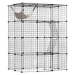 VEVOR Large 4-tier Cat Cage 41 x 28 x 55