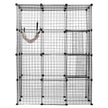 VEVOR Large 4-tier Cat Cage 41 x 28 x 55