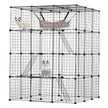 VEVOR Large 4-tier Cat Cage 41 x 41 x 55