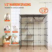 VEVOR Large 4-tier Cat Cage 54 x 41 x 69