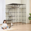 VEVOR Large 4-tier Cat Cage 54 x 41 x 69