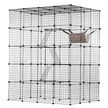 VEVOR Large 4-tier Cat Cage 54 x 41 x 69