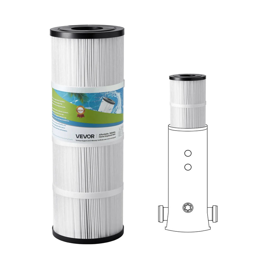 VEVOR Hot Tub Spa Pool Filter Cartridge 50 Sq. Ft Compatible Hayward C500