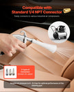 VEVOR Car Cleaning Gun 6-9.2 Bar High-Pressure Air Blow Gun 2 Nozzles Blast Dust