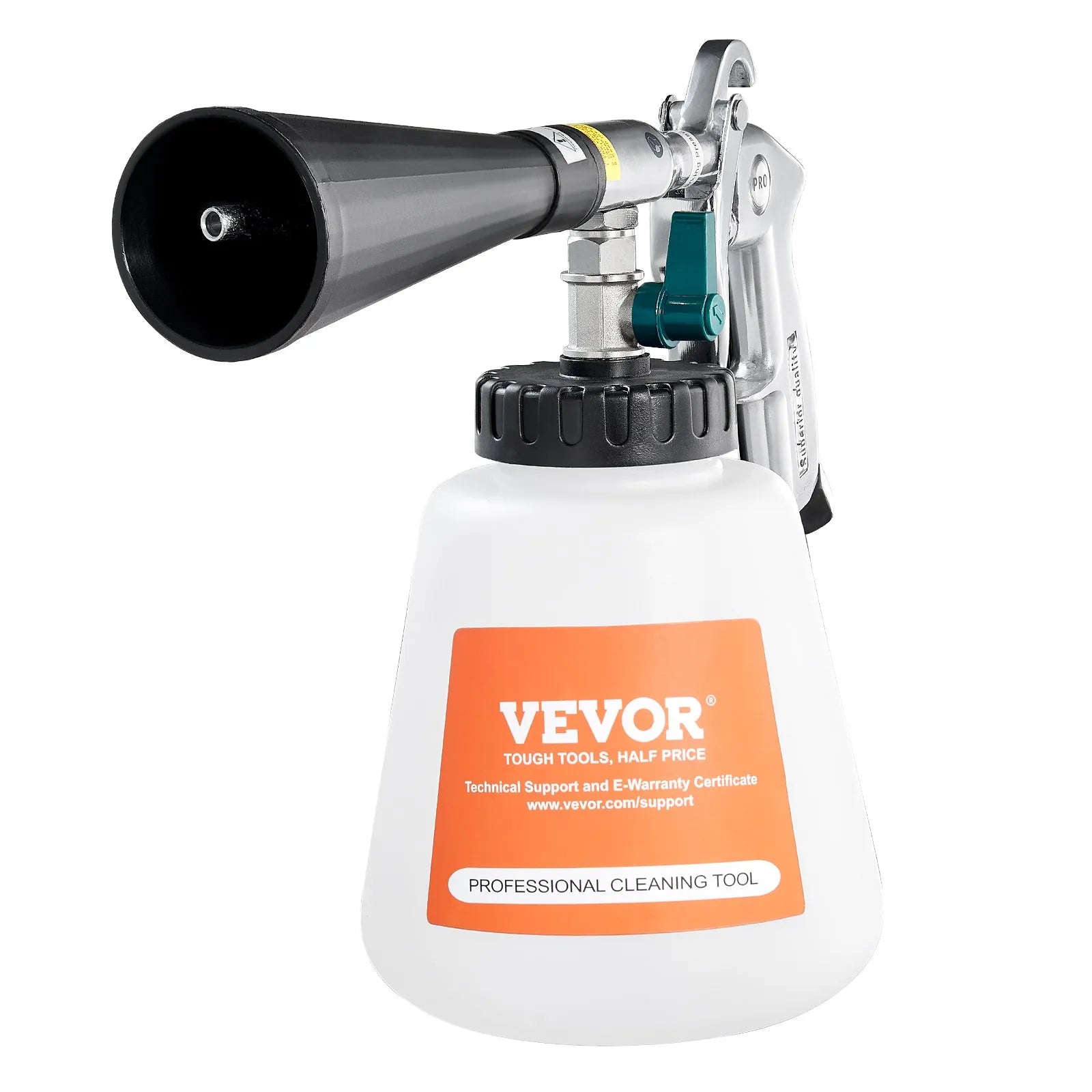VEVOR Car Cleaning Gun 6-9.2Bar High-Pressure Air Blow Gun with 1L Liquid Bottle