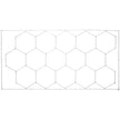 VEVOR Hexagon Garage Lights 66300LM 15 Grids Honeycomb LED Shop Ceiling Light