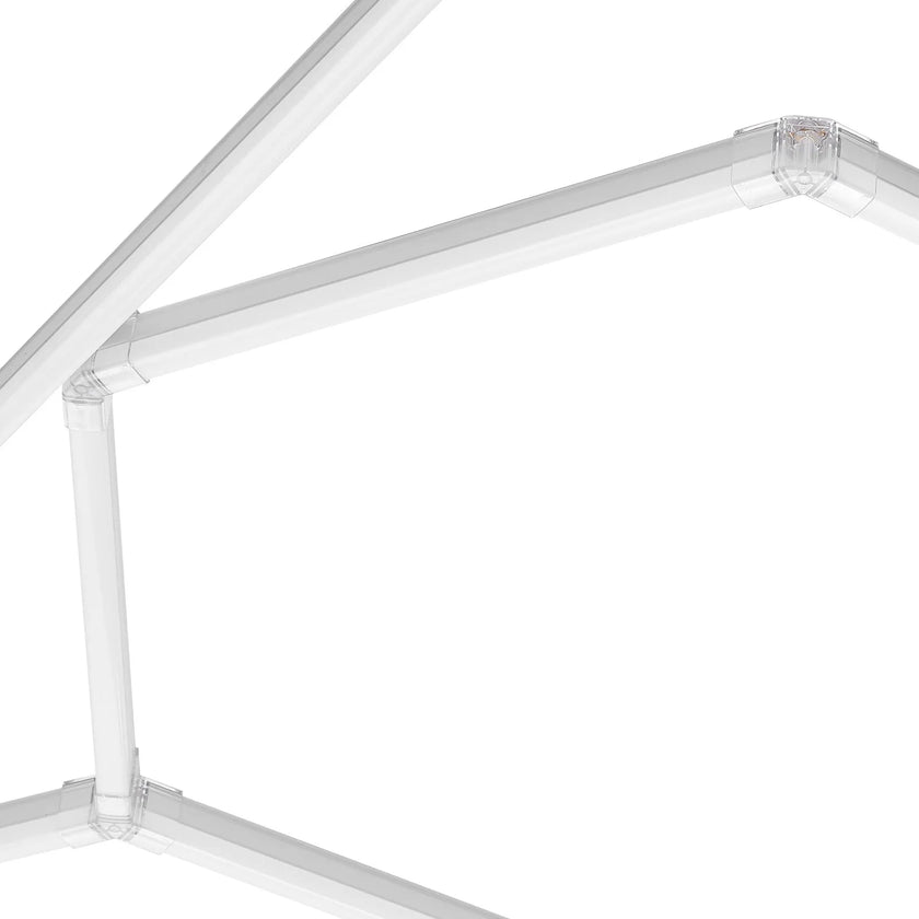 VEVOR Hexagon Garage Lights 86400LM 14 Grids Honeycomb LED Shop Ceiling Light