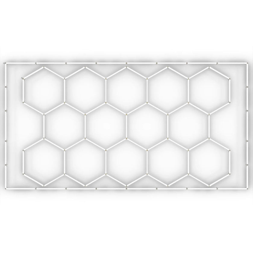 VEVOR Hexagon Garage Lights 86400LM 14 Grids Honeycomb LED Shop Ceiling Light