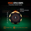 VEVOR Poker Chip Set, 300-Piece Poker Set, Complete Poker Playing Game Set with Carrying  Case, Heavyweight 14 Gram Casino Clay Chips, Cards, Buttons and Dices, for Texas Hold'em, Blackjack, Gambling