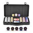VEVOR Poker Chip Set, 300-Piece Poker Set, Complete Poker Playing Game Set with Carrying  Case, Heavyweight 14 Gram Casino Clay Chips, Cards, Buttons and Dices, for Texas Hold'em, Blackjack, Gambling
