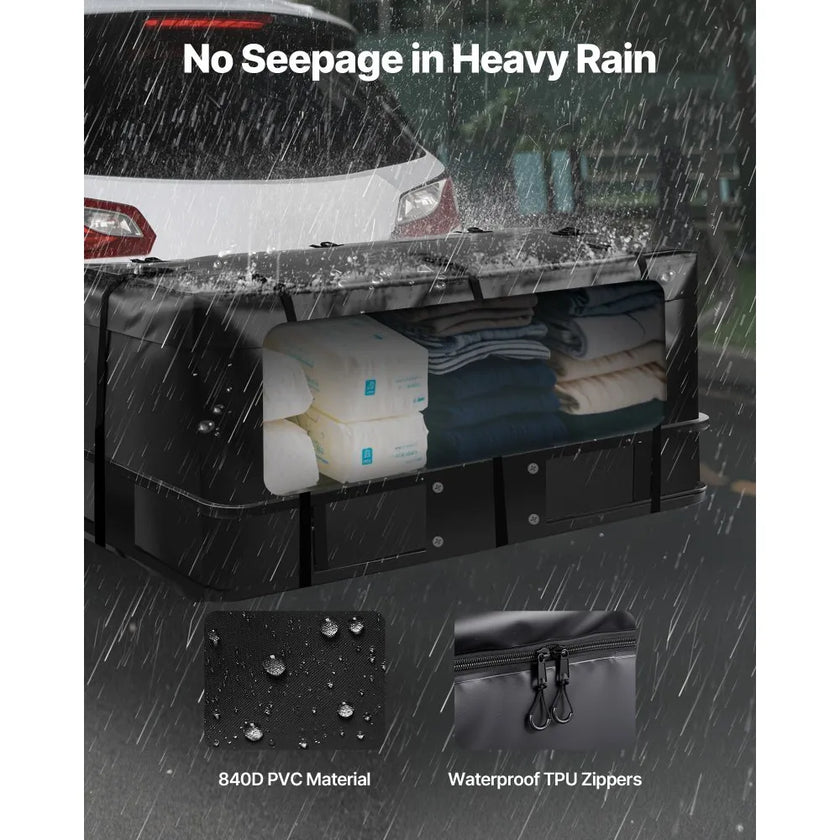 VEVOR Hitch Cargo Carrier Bag 59.84 x 24.02 x 24.41 in (20 Cu.ft) Waterproof