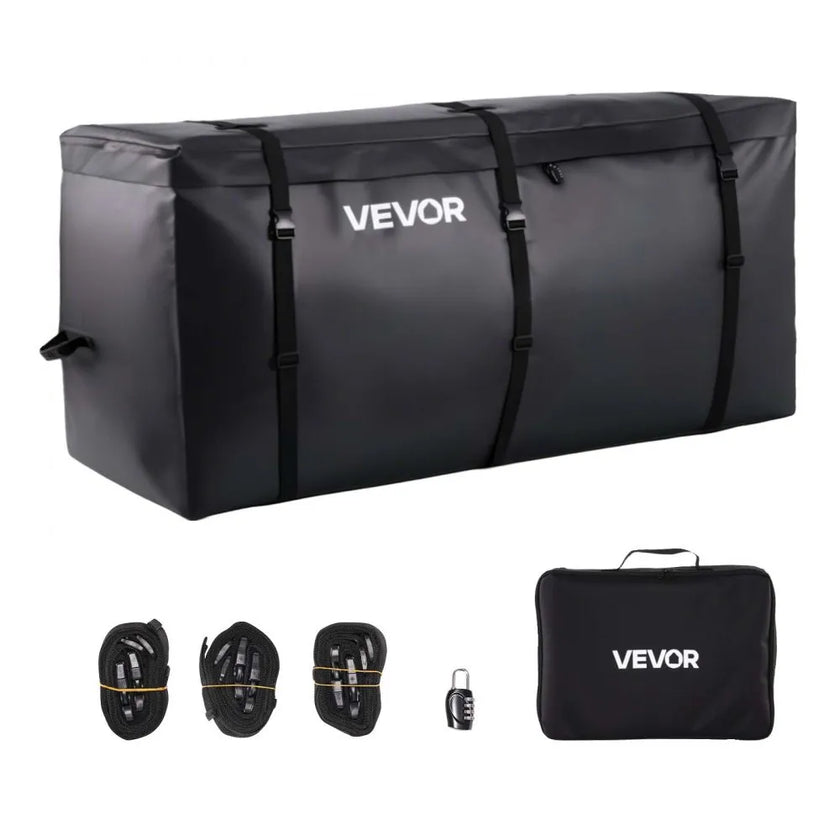 VEVOR Hitch Cargo Carrier Bag 59.84 x 24.02 x 30.63 in (25 Cu.ft) Waterproof