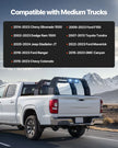 VEVOR Overland Truck Bed Rack LED fit Ram 1500/Canyon/Silverado 1500/Tundra