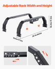VEVOR Overland Truck Bed Rack LED fit Ram 1500/Canyon/Silverado 1500/Tundra
