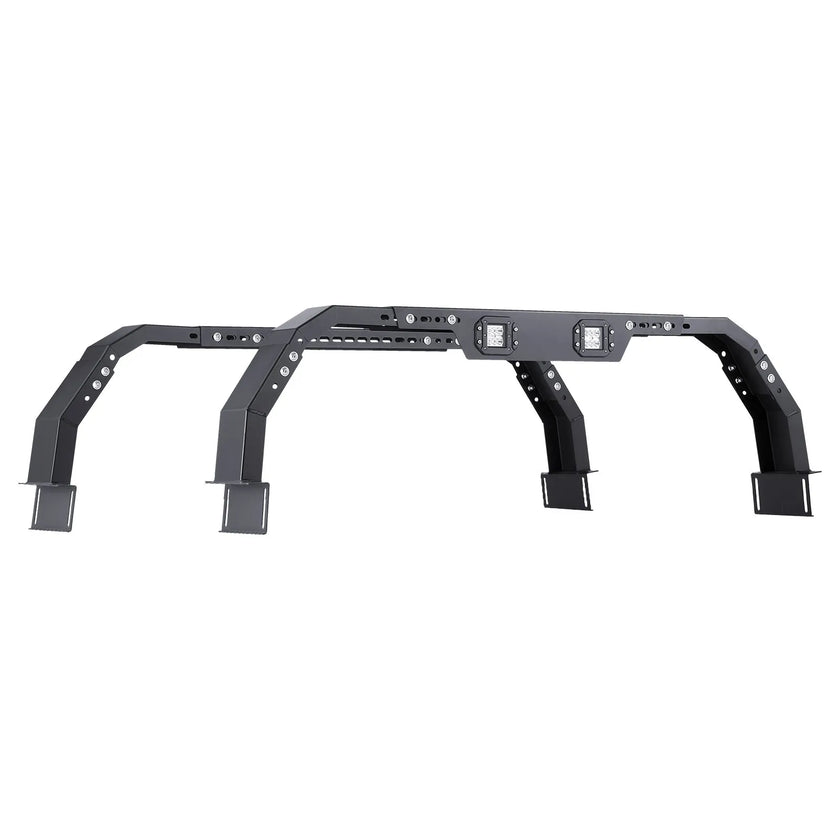 VEVOR Overland Truck Bed Rack LED fit Ram 1500/Canyon/Silverado 1500/Tundra