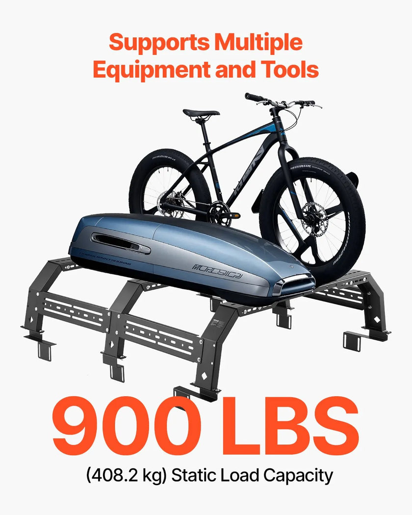 VEVOR Overland Truck Bed Rack fit Tacoma/Ranger/Gladiator JT/Colorado/Canyon