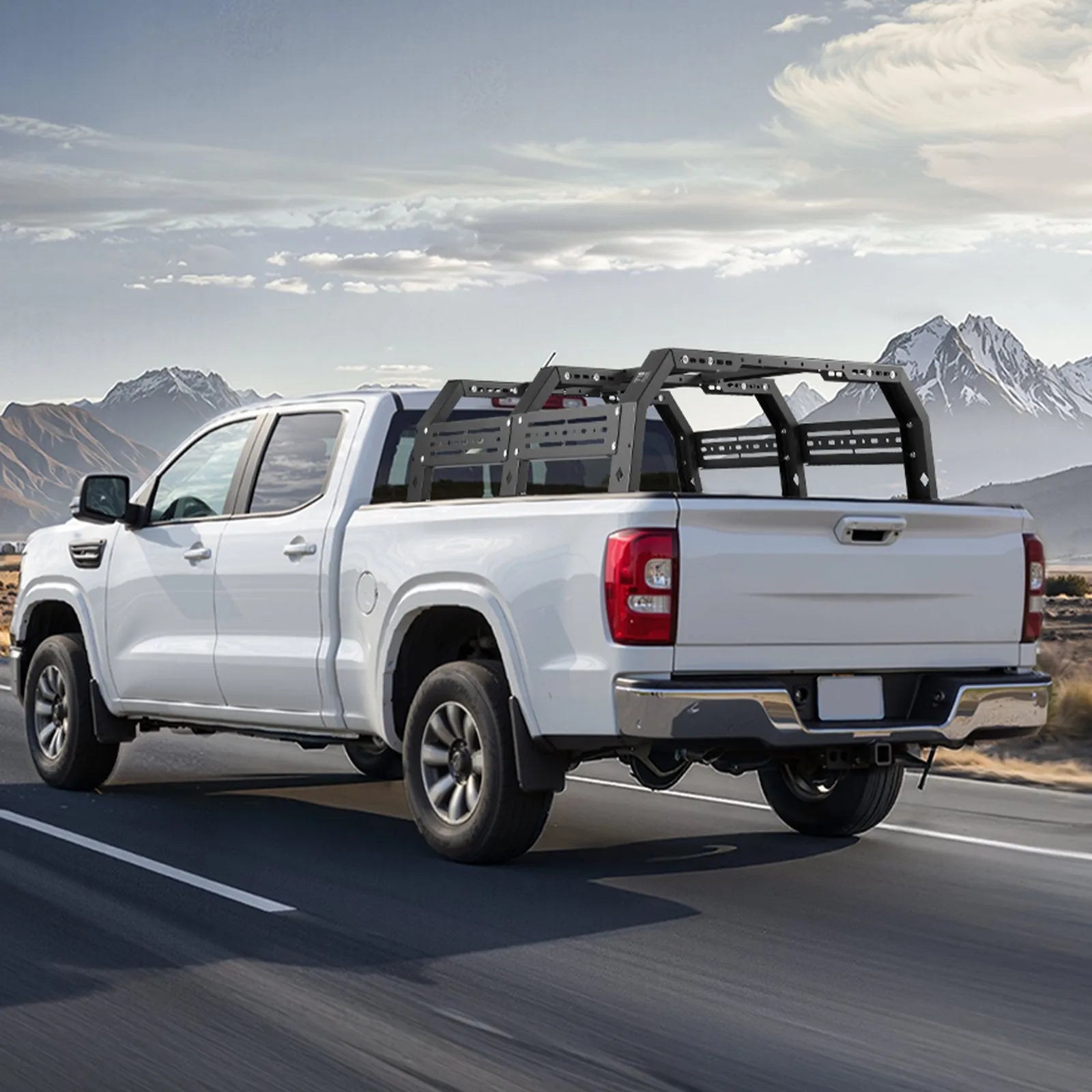 VEVOR Overland Truck Bed Rack fit Tacoma/Ranger/Gladiator JT/Colorado/Canyon