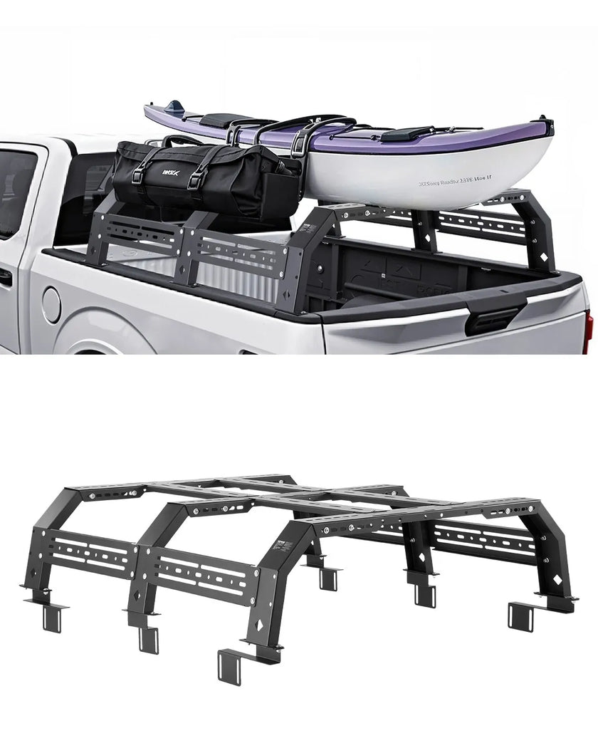 VEVOR Overland Truck Bed Rack fit Tacoma/Ranger/Gladiator JT/Colorado/Canyon
