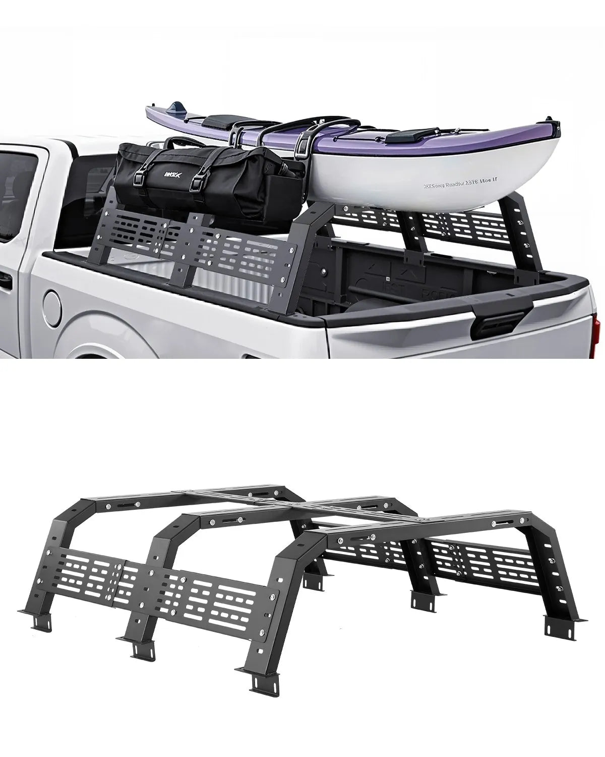 VEVOR Overland Truck Bed Rack 900 lbs Capacity Fit Full Size & Mid-Size Trucks