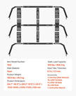 VEVOR Overland Truck Bed Rack 900 lbs Static Capacity Fit Tacoma/Gladiator JT