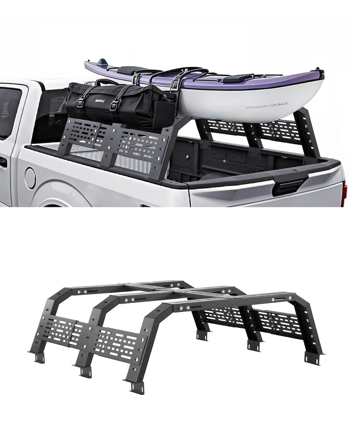 VEVOR Overland Truck Bed Rack 900 lbs Static Capacity Fit Tacoma/Gladiator JT