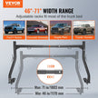 VEVOR Truck Rack, 46-71inch Width, 800 lbs Capacity, Extendable Steel Ladder Rack for Truck with 4 Non-Drilling J-bolts, Heavy Duty Truck Bed Rack Two-Bar Set for Kayak, Surfboard, Lumber, Ladder