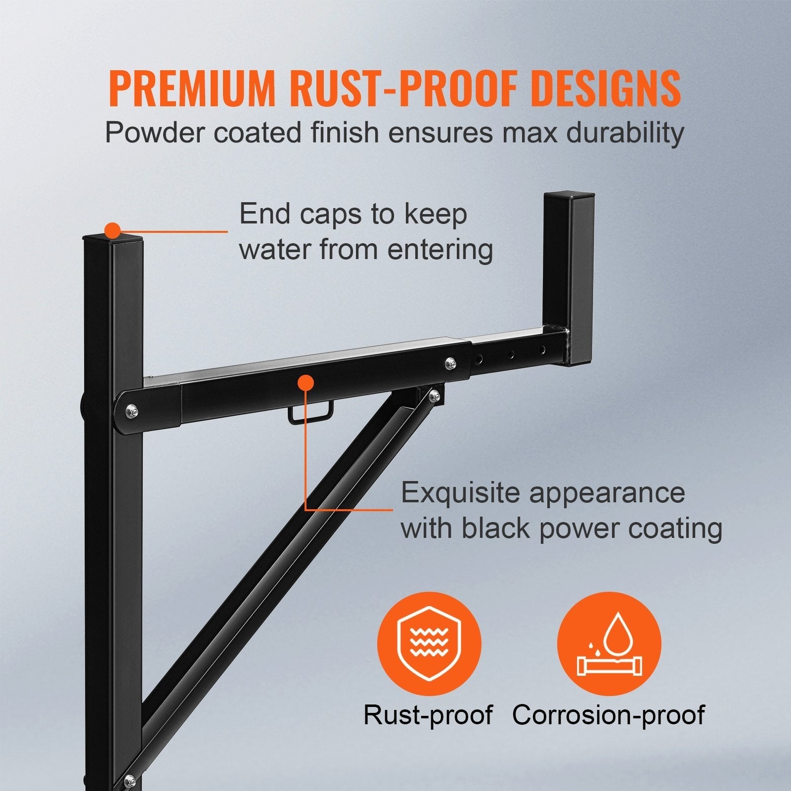 VEVOR Truck Rack Pick up Truck Ladder 19